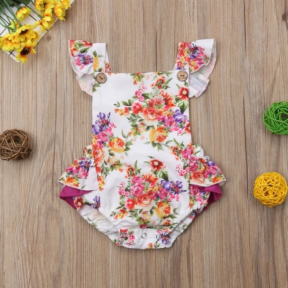 Other - NEW! Floral Romper (12 Months)